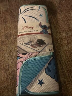 Disney Stitch 4th of July Dish Drying Mats